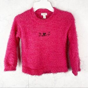 [Cat & Jack] Pink Fuzzy Sweater